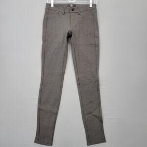 Mossimo Gray Charcoal Leggings Classic Stretch Pants Casual Skinny Womens Size 2